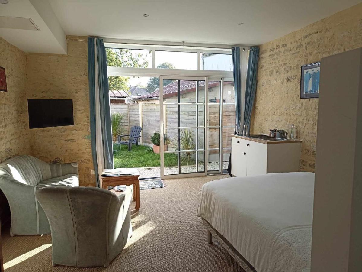 Studio Vargas Avec Jardin - Omaha Beach โคลวิลล์-ซัวร์-แมร์ ภายนอก รูปภาพ